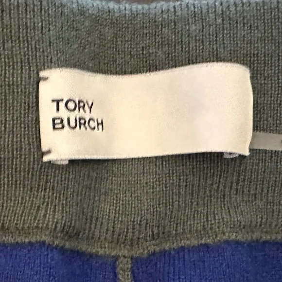 EUC! Tory Burch Sport Double Face Wool Jogger - Size S - Winter Olive - Picture 6 of 9